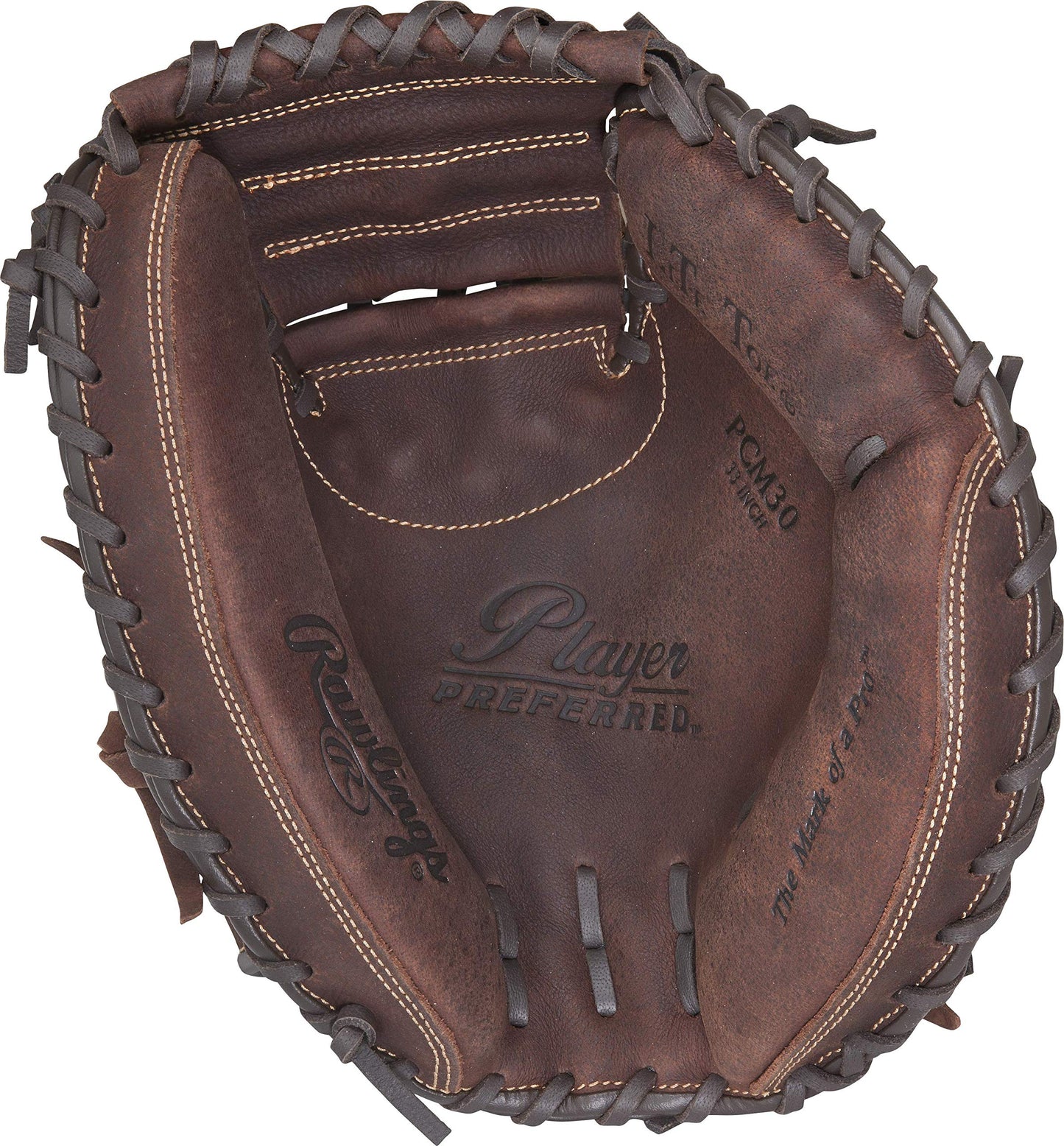 Rawlings | Mitón de béisbol Preferido para Jugadores, Tiro para Mano Derecha, 33 Pulgadas, Red Cerrada de una Sola Pieza