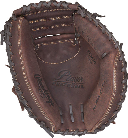 Rawlings | Mitón de béisbol Preferido para Jugadores, Tiro para Mano Derecha, 33 Pulgadas, Red Cerrada de una Sola Pieza