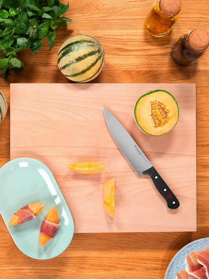 WÜSTHOF Gourmet - Cuchillo de Chef 8" (20 cm) Profesional, Cuchillo de Cocina de Acero Inoxidable Alemán, Filo Preciso para Carne, Verduras y Uso Diario