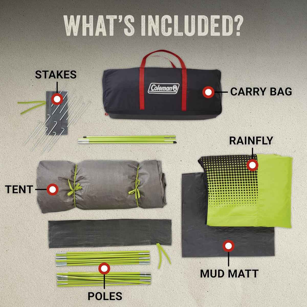 Coleman tents Sundome