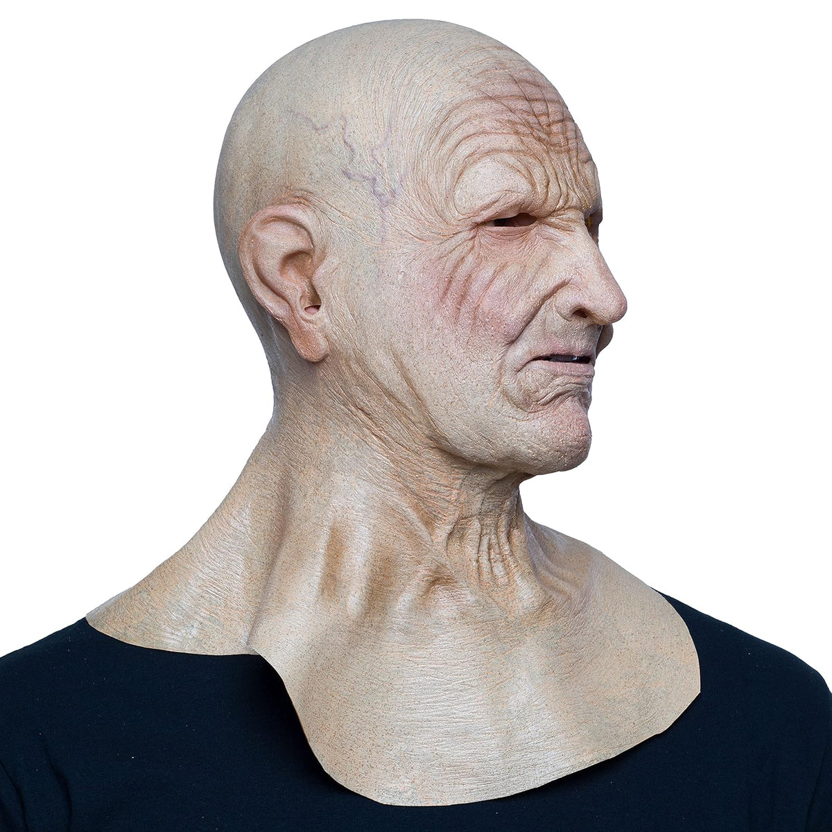 Elder Man, Máscara Divertida de Imitación de Hombre Adulto, Máscaras de Viejos Abuelos Ideal para Halloween y Fiestas de Disfraces