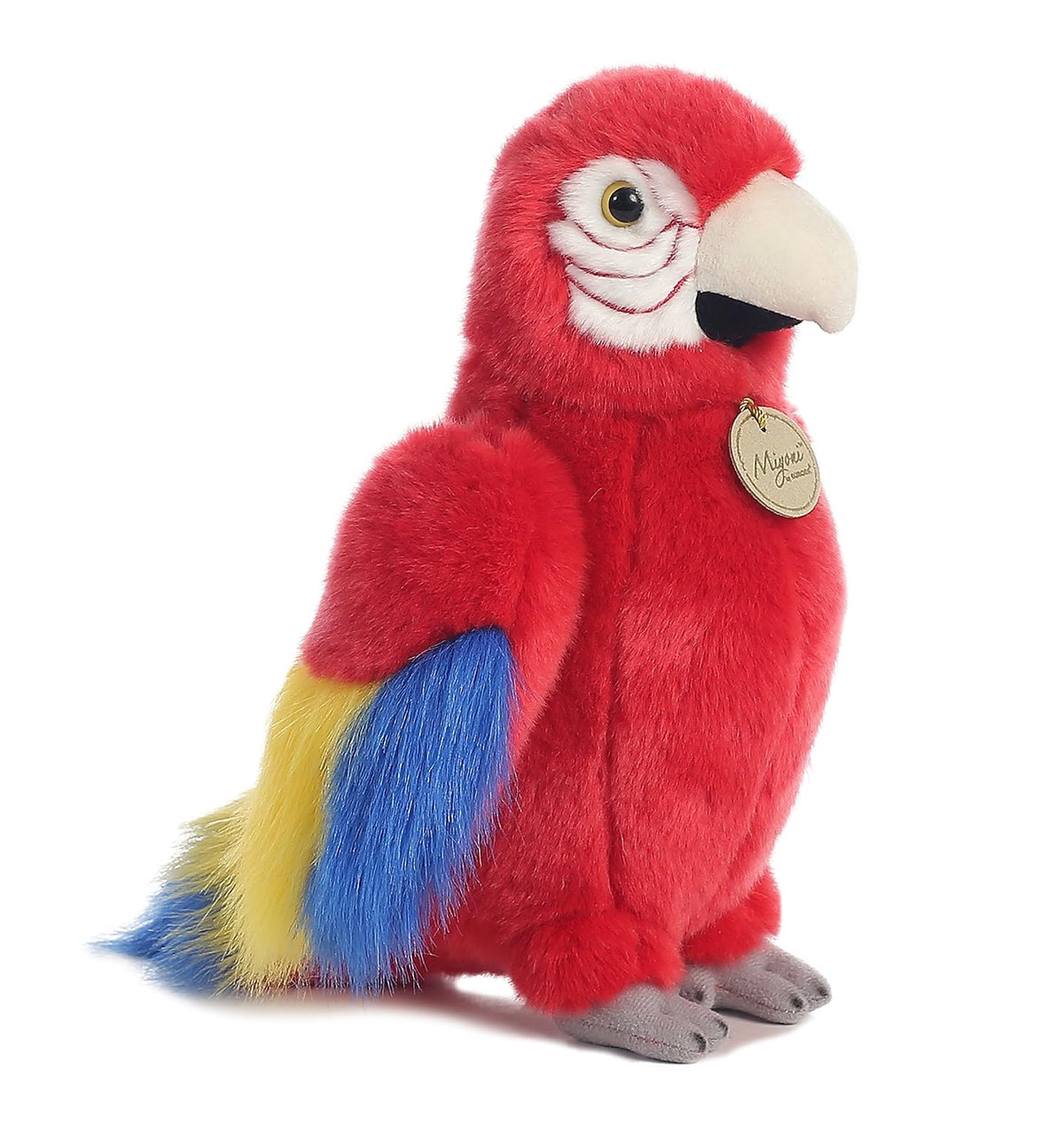 Aurora World Miyoni, Peluche de Animal Realista, 26.5 cm - Loro guacamayo