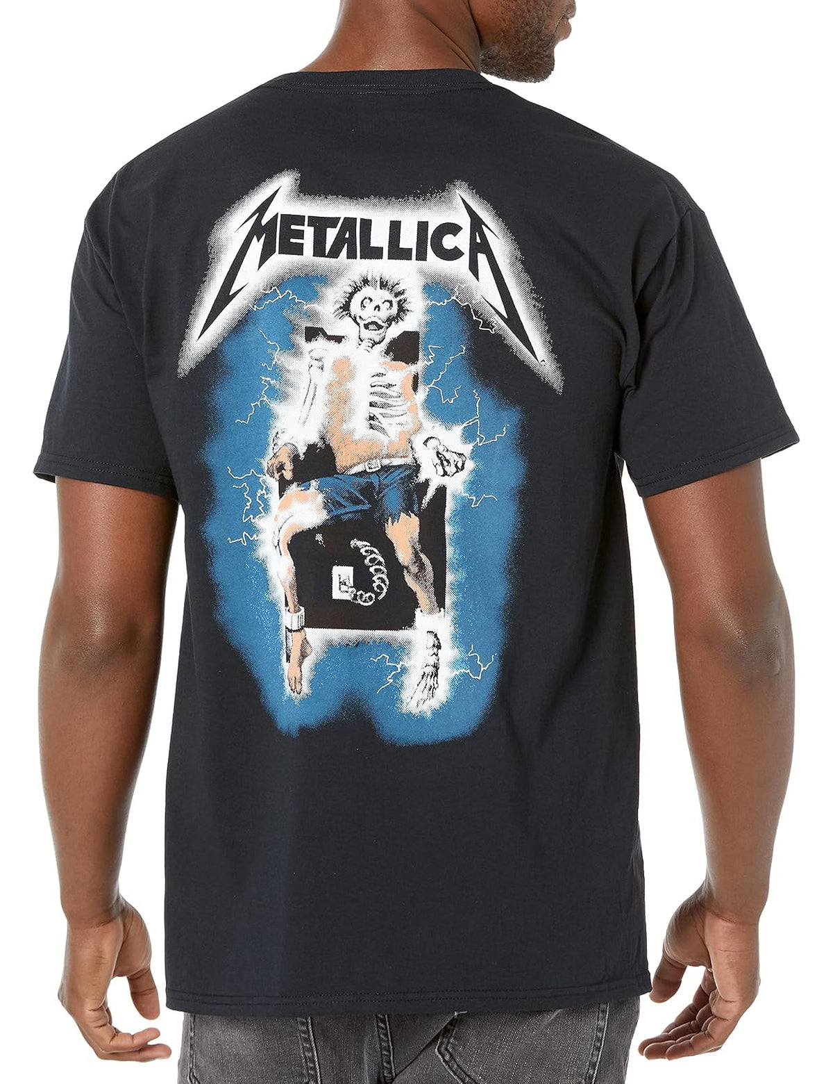 Metallica Playera Metallica Ride The Lightning CamisetaUnisex Adulto
