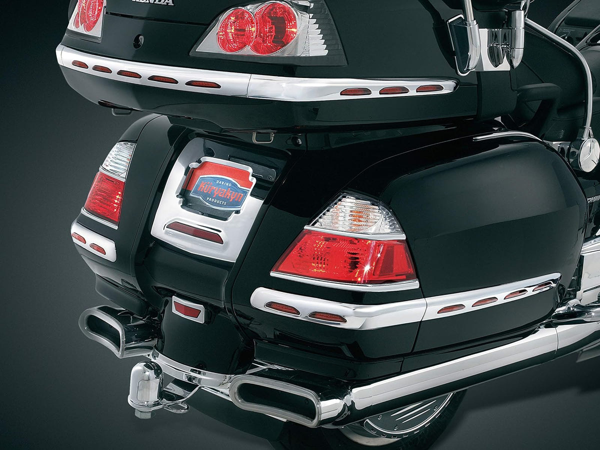 Kuryakyn Luces traseras cromadas 3209 para Honda Gold Wing GL1800 2006-10, Paquete de 4