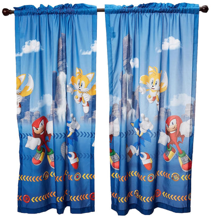 Franco Patrulla Canina Cortinas Infantiles de Microfibra - 160An x 208.3Al cm (1 Paneles) - Multicolor