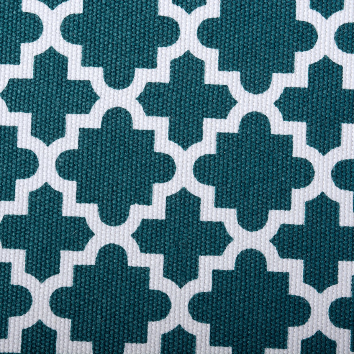 DII Cubo reticulado de poliéster, Lattice Teal, 13" Large Cube, 1, 1