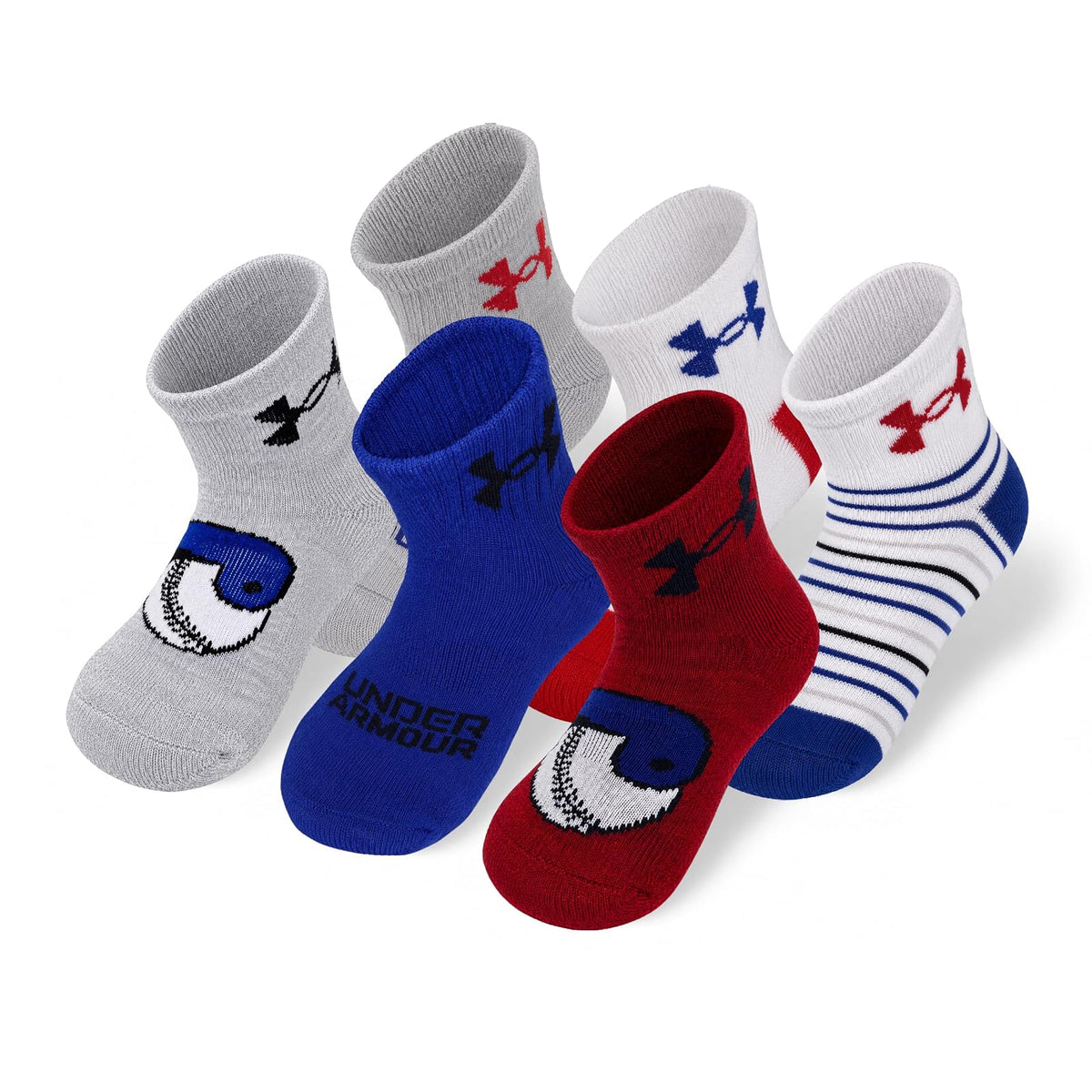 Under Armour Paquete múltiple de calcetines para niños