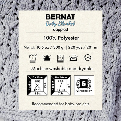 Bernat - Manta para bebé, color verde selva, 2 unidades de 300 g/10.5 oz, poliéster, 6 súper voluminosos, 220 yardas, tela/ganchillo