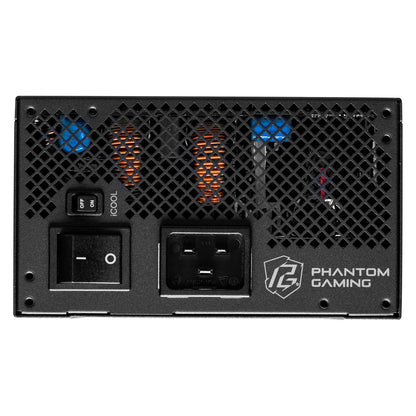 ASRock Phantom Gaming PG-1300G ATX 3.1 1300W Fuente de alimentación PCle5.1 10 años de garantía Condensador japonés Totalmente Modular 80 Plus Gold Cybenetics Platinum 12V-2x6 Cables