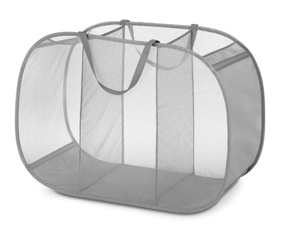 Whitmor 6880-986 Organizador Plegable de lavandería, Gris Paloma, 1