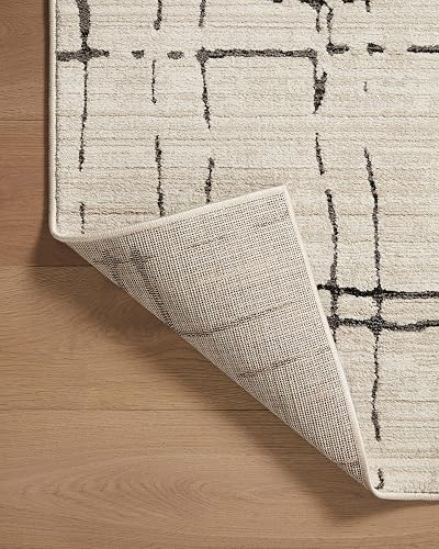 Loloi II Darby Collection DAR-06 Sand/Dk. Grey 2'-7" x 8'-0" Runner Rug
