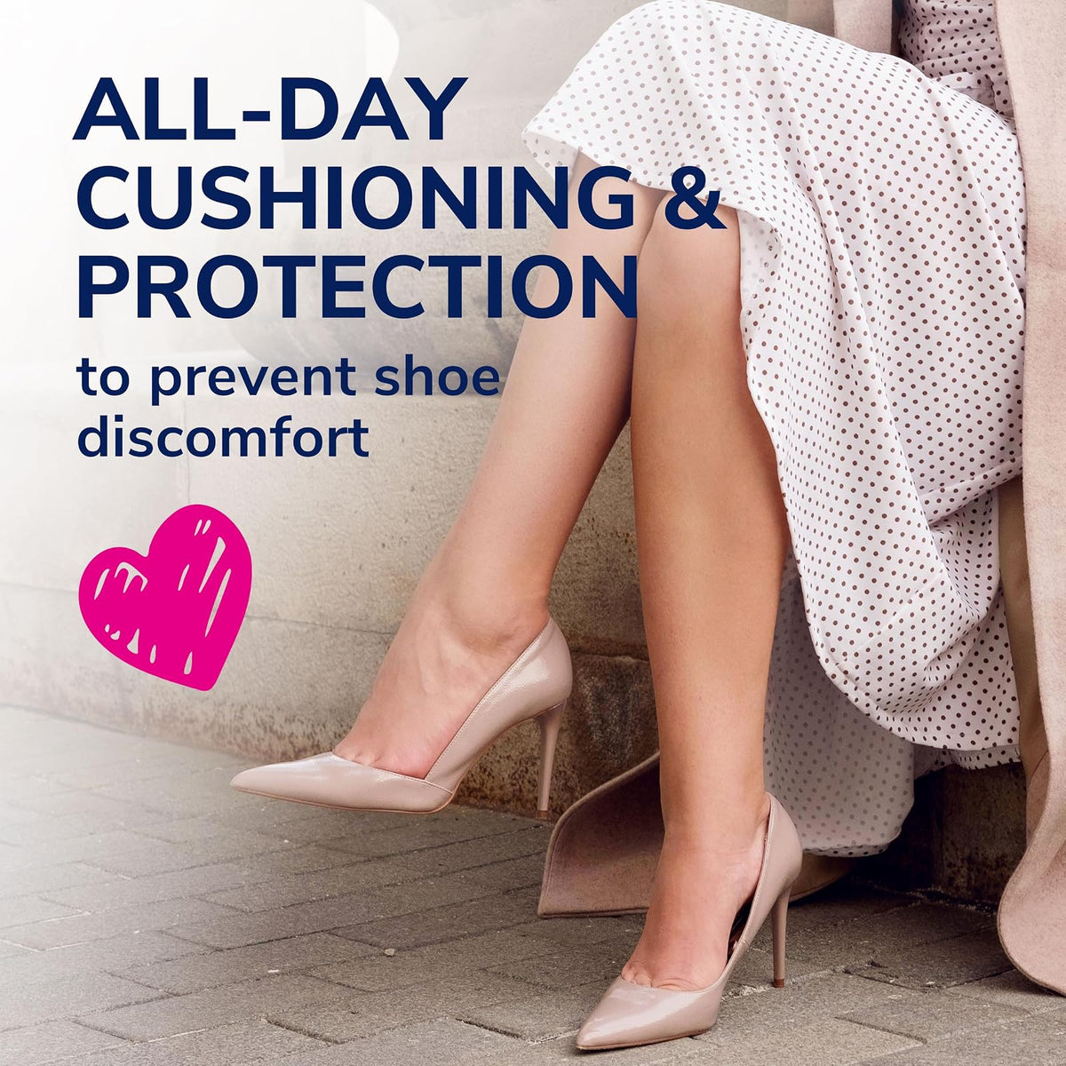 Dr. Scholl's BALL OF FOOT Cushions for High Heels (One Size) // Relieve and Prevent Ball of Foot Pain with Discreet Cushions that Absorb Shock and Make High Heels more Comfortable, New Packaging