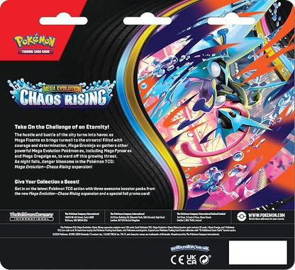 Pokémon TCG: Mega Evolution—Chaos Rising Three-Booster Blister