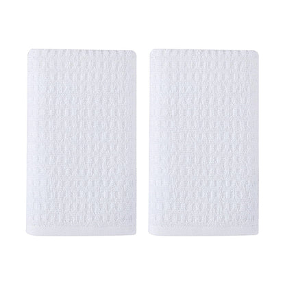 Tommy Bahama - Toallas de Mano, Toallas de algodón Suaves y absorbentes, Bajas Pelusas, Resistentes a la decoloración (Blanco del Pacífico Norte, 2 Piezas) - 2 Piece Hand Towels - Northern Pacific White
