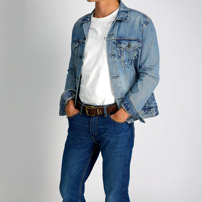 Levi's Casual Everyday Leather Jean Belt Cinturón Hombre