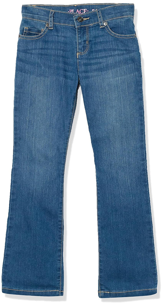 The Children's Place Jeans Vaqueros de Corte Bootcut Jeans para Niñas