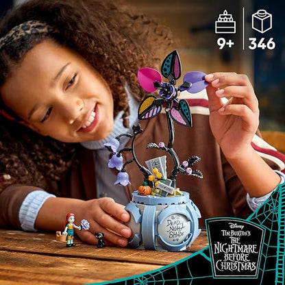 LEGO | Disney Maceta de Sally – Set de Construcción Basado en El Extraño Mundo de Jack de Tim Burton – Minipersonaje y Personaje Felino para Niñas y Niños Desde 9 Años – 43288