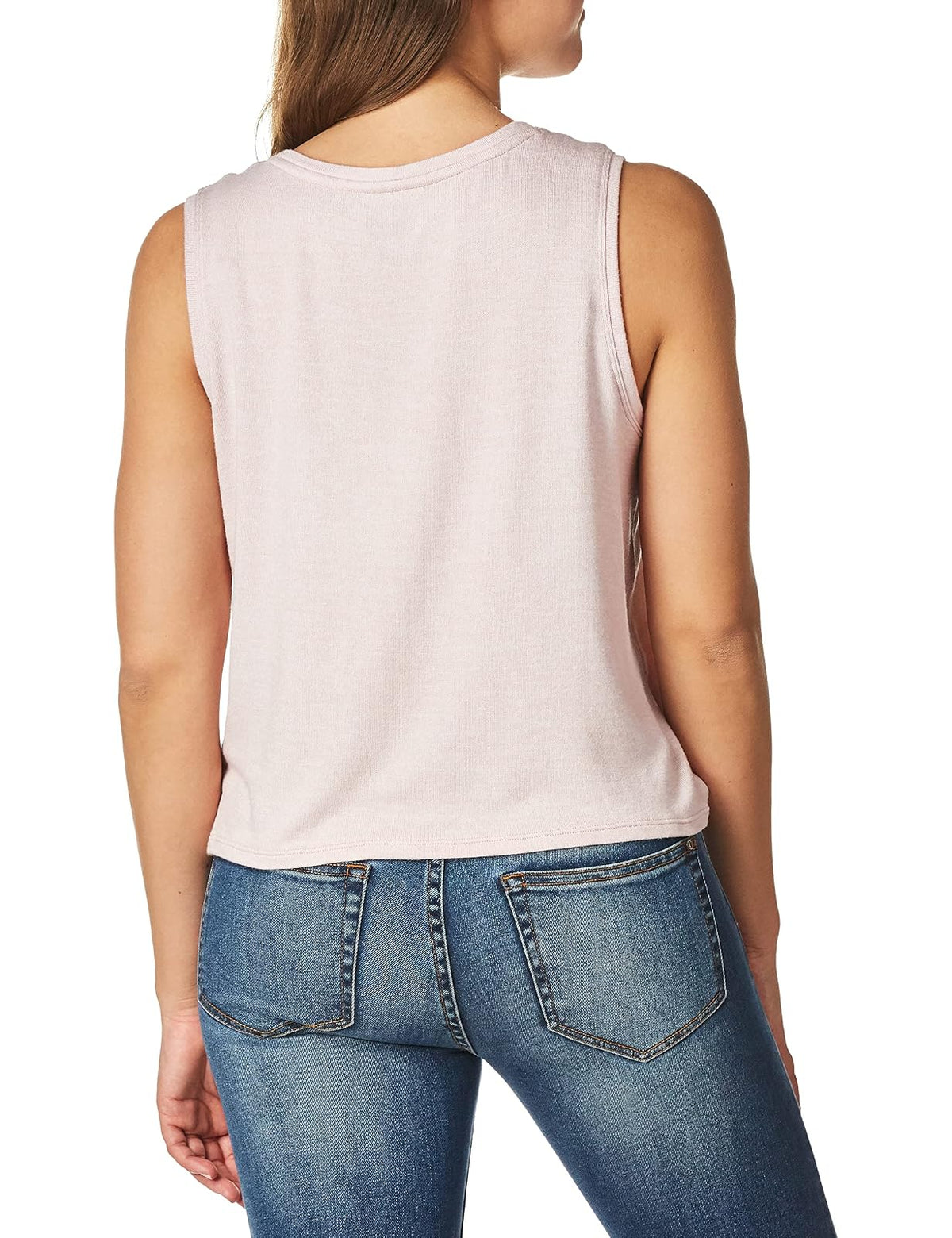 Calvin Klein Playera sin Mangas con Cuello en V Camiseta de Tirantes para Mujer