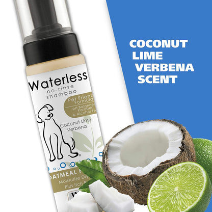 Wahl 100% Natural Pet No-Rinse Waterless Shampoo, Coconut Lime Verbena #820015