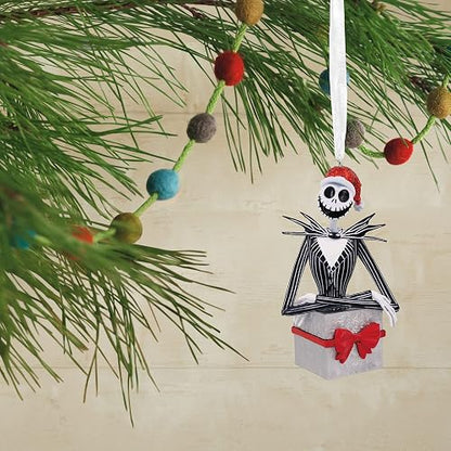 Hallmark - Pesadilla antes de Navidad de Tim Burton de Disney Jack Skellington - Adorno de Navidad, 0003HCM1239