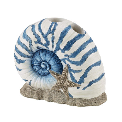 Avanti Linens - Soporte para Cepillo para Polvo de Dientes, decoración de baño Inspirada en Oceanscape (colección Blue Lagoon)