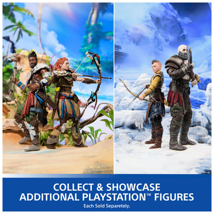 PlayStation The Last of Us, Pack de 2 Figuras de acción de Joel & Ellie de 15 cm con 19 Accesorios, The Shapes Collection, para Fans y coleccionistas de la PS5 a Partir de 17 años