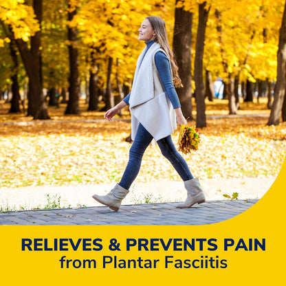 Dr. Scholl's - Ortesis Dr. Scholl's para aliviar el dolor para fascitis plantar para mujeres, 1 par, tallas 6-10