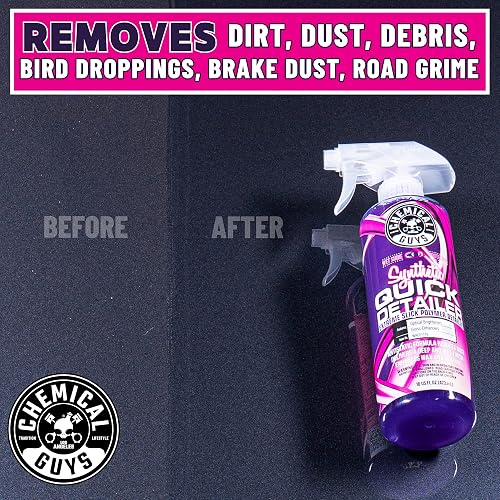 Chemical Guys Detallador Sintético Rápido, Detallador Polímero Extremadamente Resbaladizo, Ideal para Automóviles, Camiones, Todoterrenos, Motocicletas, Autocaravanas y Más, 3,79 L