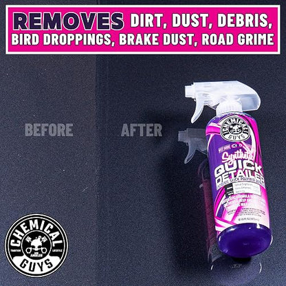 Chemical Guys Detallador Sintético Rápido, Detallador Polímero Extremadamente Resbaladizo, Ideal para Automóviles, Camiones, Todoterrenos, Motocicletas, Autocaravanas y Más, 3,79 L