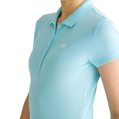 Aeropostale Aero Solid A87 Polo para Mujer