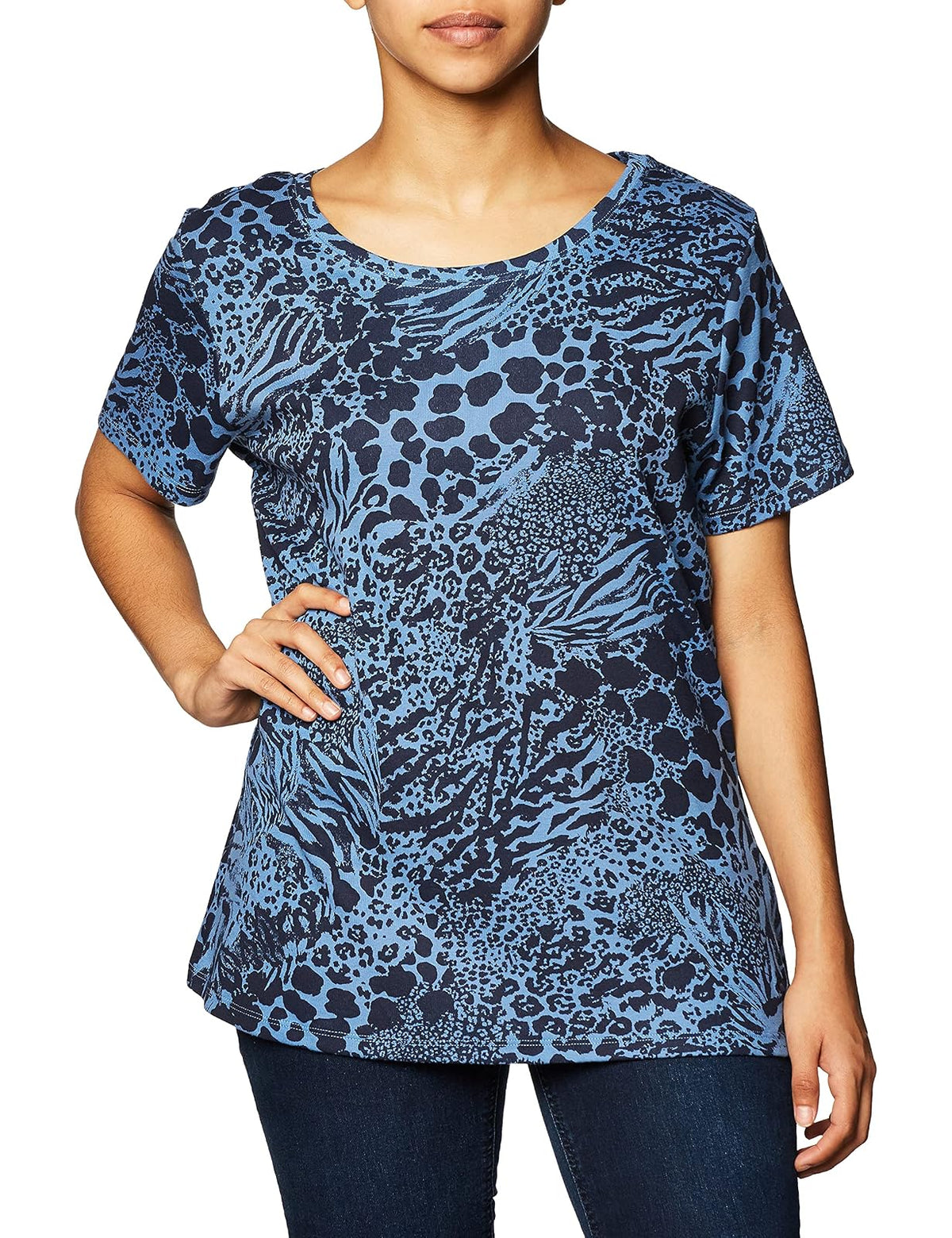Gloria Vanderbilt Playera de Punto Margaret Camiseta para Mujer