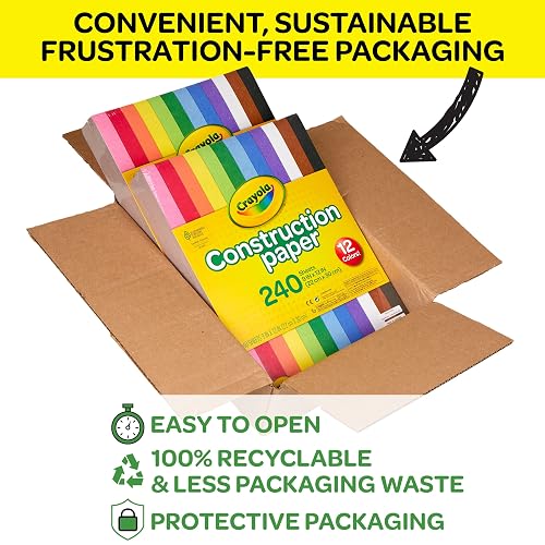 Crayola Construction Paper, 240 Count, 2-Pack