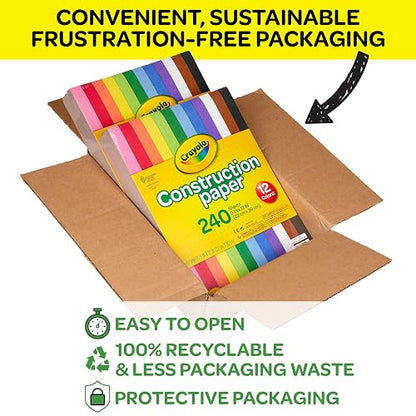 Crayola Construction Paper, 240 Count, 2-Pack