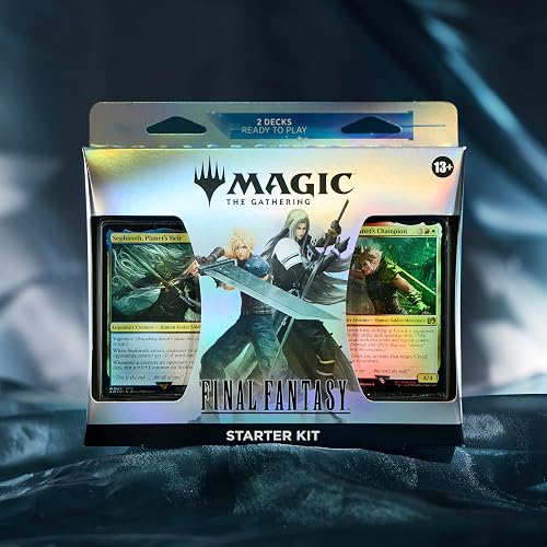 Magic: The Gathering Kit de Inicio Final Fantasy | Aprende a Jugar a Magic con 2 mazos listos para Usar (Juego de Cartas de 2 Personas para Mayores de 13 años) en Inglés