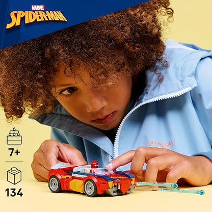 LEGO | Marvel Auto de Spider-Man vs. Wolverine Venomizado – Juguete de Construcción con Superhéroes para Niños y Niñas Mayores de 7 Años – Juego con Auto y 2 Minifiguras – 76336
