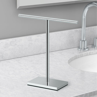 Gatco - Toallero de pie Rectangular con Base Rectangular, Moderno, Cromado