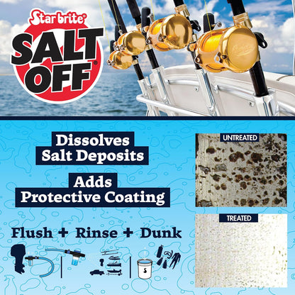 STAR BRITE Protector de Sal con PTEF – Eliminador de Sal, inhibidor de corrosión y Descarga del Motor