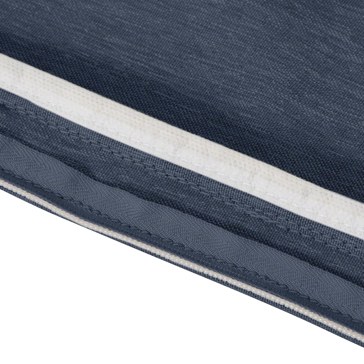 Classic Accessories Montlake - Cojín de Respaldo para Patio, Resistente al Agua, 25 x 22 x 4 Pulgadas, Color Azul índigo Jaspeado, Cojines de sofá para Exteriores