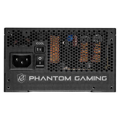 ASRock PG-850G Phantom Gaming 850W Fuente de alimentación Individual patrón Trenzado 10 años de garantía Condensador japonés Totalmente Modular 80 Plus Gold Cybenetics Platinum ATX3.1 PCIe5.1 12V-2x6