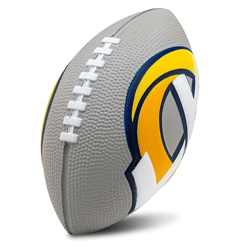 'Franklin Sports NFL Team Foam Footballs - Soft Foam Youth Mini Footballs for All NFL Teams - Kids Junior 8.5'' Football + Air Pump Sets - Official NFL Licensed Football'