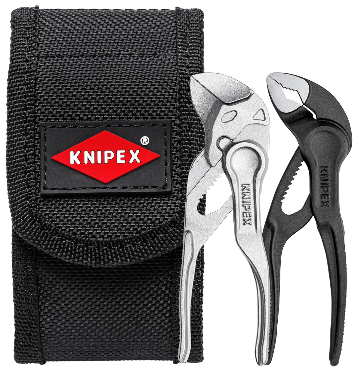 Knipex 002072V04XS - Juego de 2 alicates para cinturón