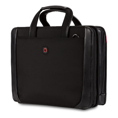 Wenger Luggage Proxy 601675 - Padfolio de presentación con cierre, color negro, 14 pulgadas