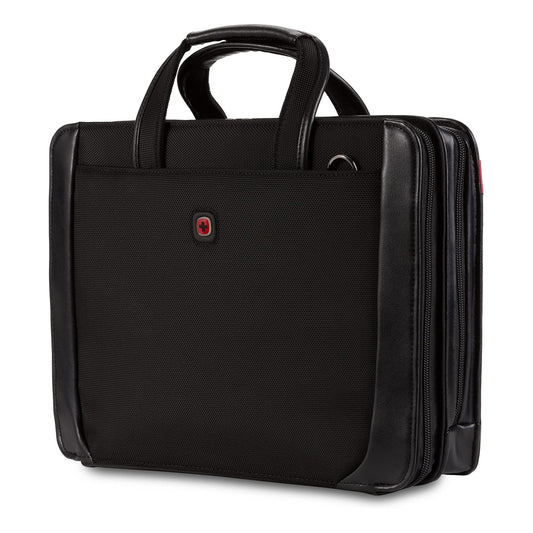 Wenger Luggage Proxy 601675 - Padfolio de presentación con cierre, color negro, 14 pulgadas