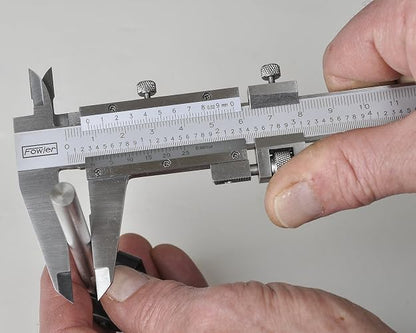 Fowler 52-058-008-0, calibrador Vernier con rango de medición de 0-8 pulgadas/200 mm