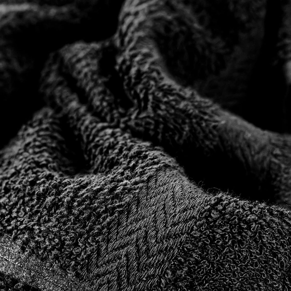 SIMPLI-MAGIC 79178 - Toallas de Mano de algodón, 16 x 27 Pulgadas, Color Negro, no a Prueba de blanqueador, 12 Unidades