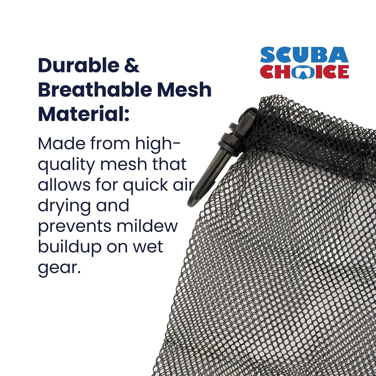 Scuba Choice Máscara de Buceo, Marcador de Superficie o Bolsa de Malla de Almacenamiento Multiusos