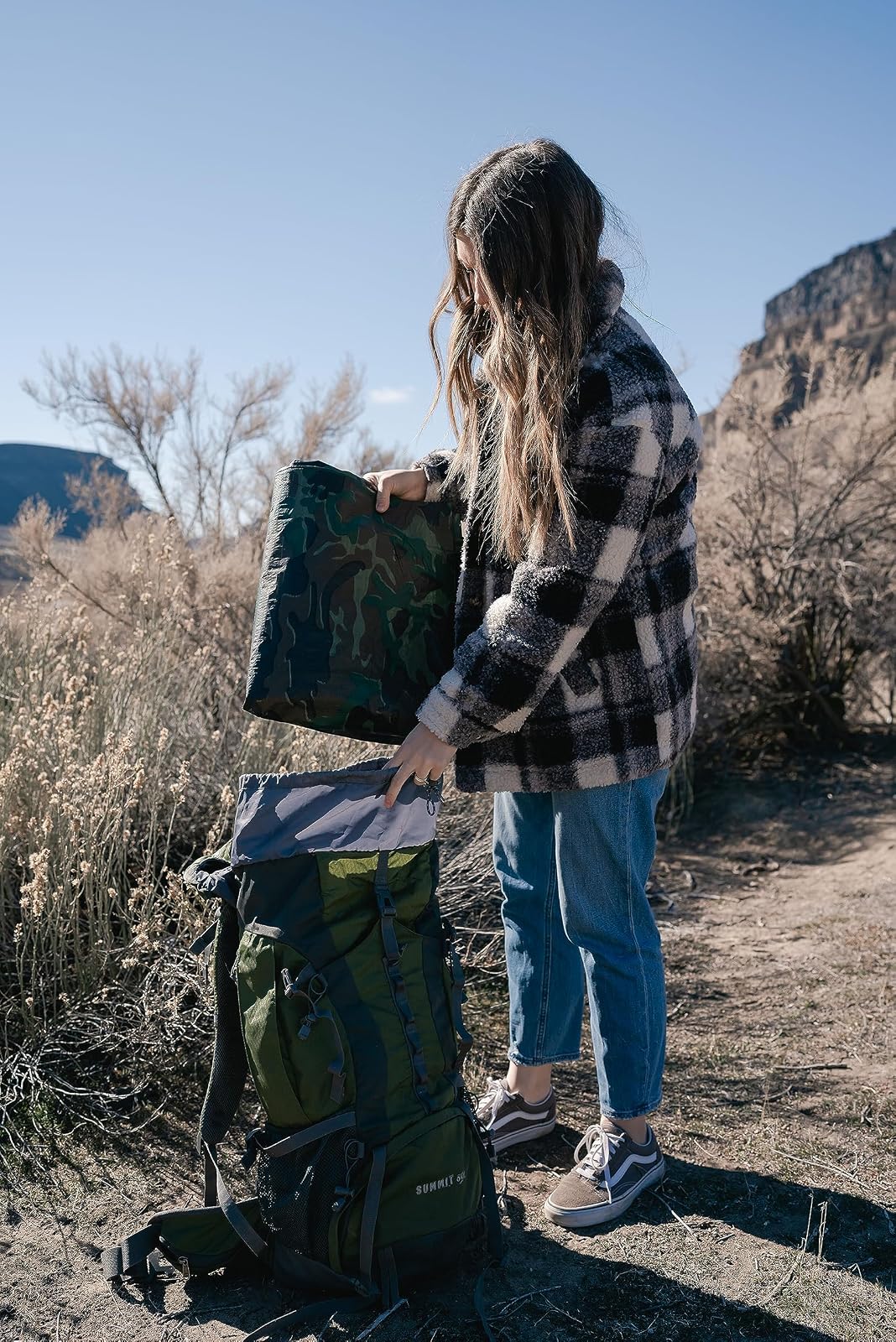 Stansport - Lona para rasgaduras (Camuflaje de Servicio Medio)