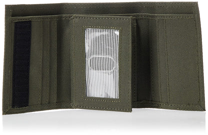 Timberland - portafolios triple de nailon para hombre, Verde -Oliva, Talla única