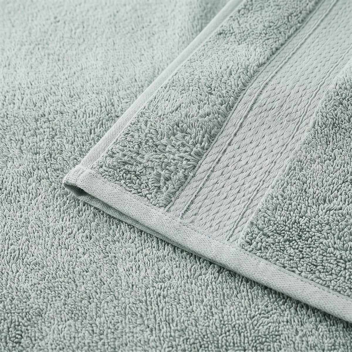 Superior, 900 gram, 100% Premium Long-Staple Combed Cotton 4-Piece Hand Towel Set, Seafoam