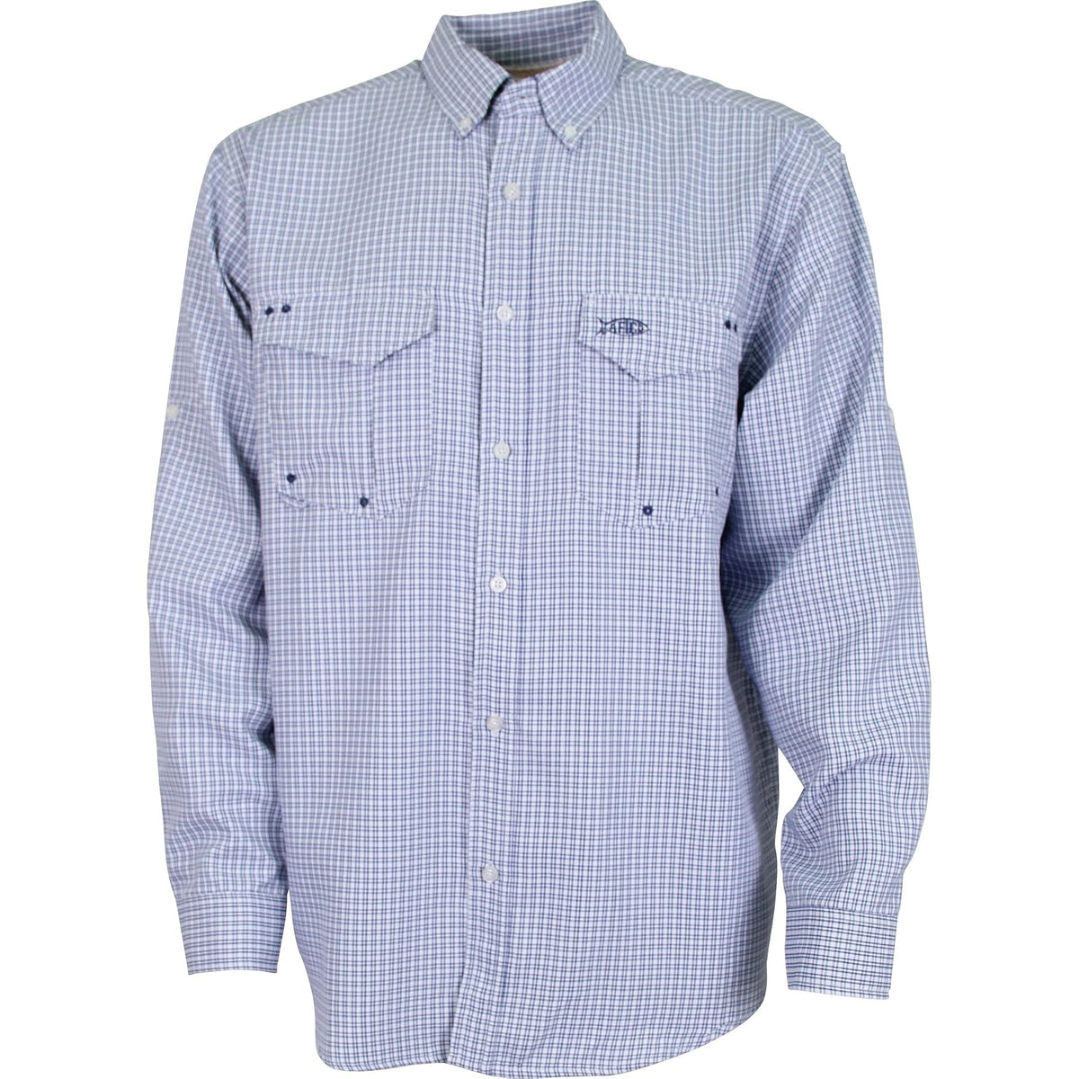 Aftco Camisa Manga Larga Sirius Mini, Color Morado